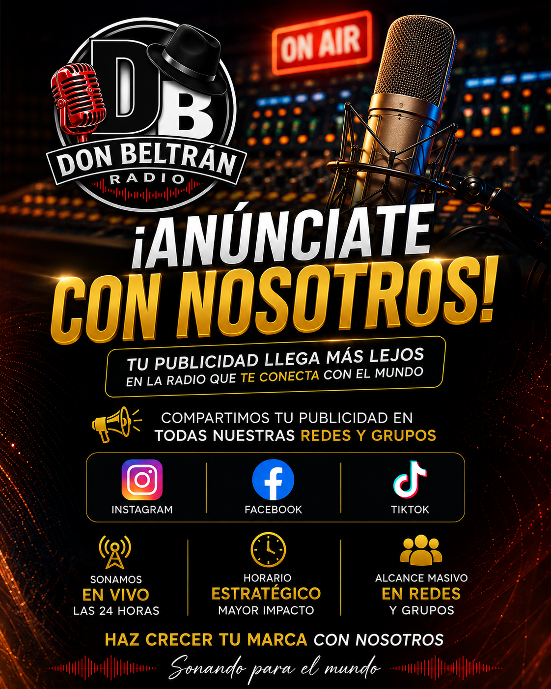 Publicidad Don Beltrán Radio 1